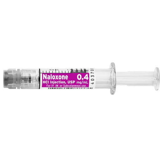 Naloxone Hydrochloride Injection Prefilled Syringes 0.4 mg per mL 1 mL 