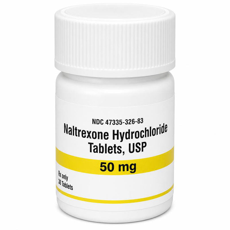 Naltrexone Hydrochloride Tablets, USP 50 mg.
