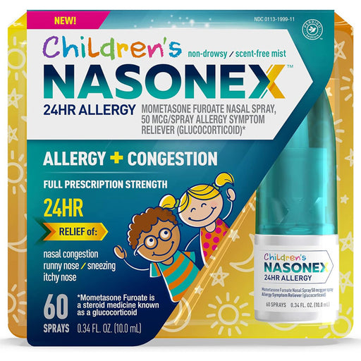 Nasonex Children's Allergy and Congestion Spray 24-Hour Relief 60 Sprays