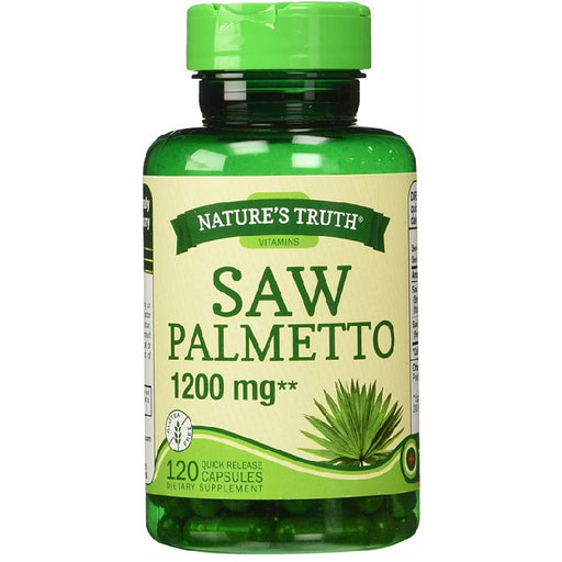 Nature's Truth Saw Palmetto 1200 mg Quick Release Capsules, 120 Count