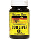 Cod Liver Oil Capsules by Nature's Blend 100/Bottle