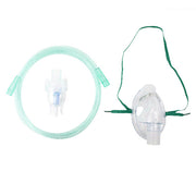 Nebulizer Kit with Pediatric Size Aerosol Elongated Mask enables precise asthma medication delivery for child respiratory care.