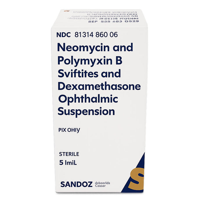 Neomycin Polymyxin B Sulfates Dexamethasone Ophthalmic  Eye Drops by Sandoz