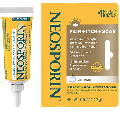 Neosporin Pain, Itch and Scar Antibiotic Ointment 
