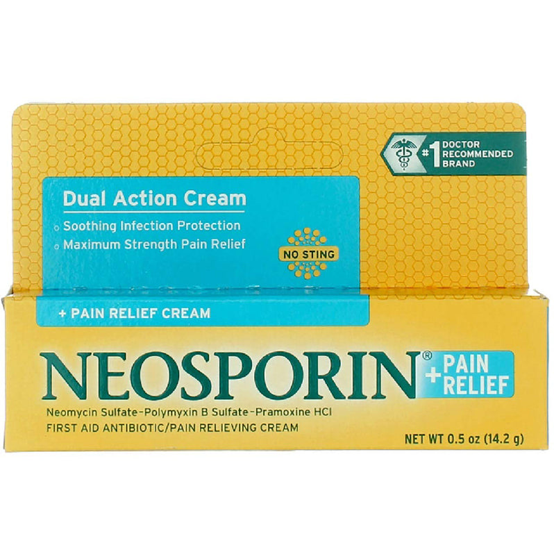 Neosporin Plus Pain Relief Antibiotic Ointment 0.5 oz — Mountainside Medical Equipment