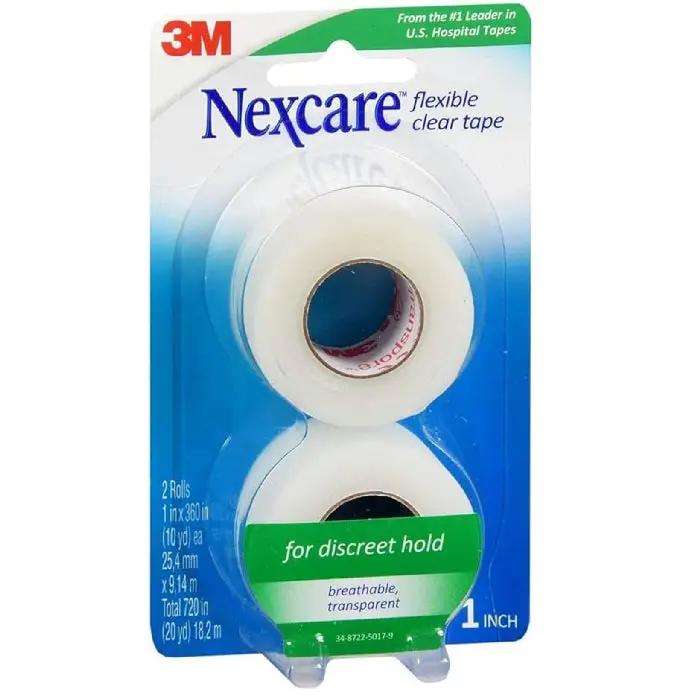 Buy 3M Healthcare Nexcare Clear Flexible Tape 1 x 10 Yards Twin Pack  online at Mountainside Medical Equipment