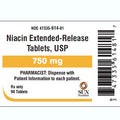 Niacin Tablets 750 mg Extended Release Tablets by Sun Pharma 90 Count (RX)
