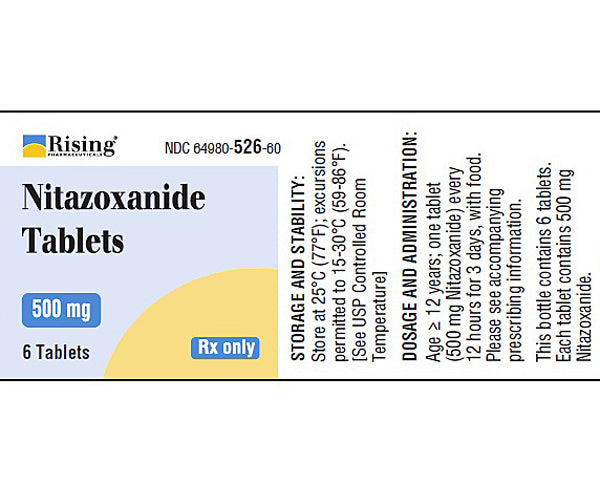 Nitazoxanide 500 mg: Protozoal & Helminth Infection Aid — Mountainside ...