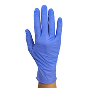 Dynarex DynaPlus Nitrile Exam Gloves on hand.