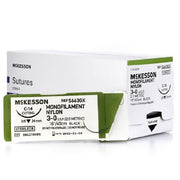 Nylon Sutures Non-Absorbable with Needle 3/8 Circle Reverse Cutting Needle C-14