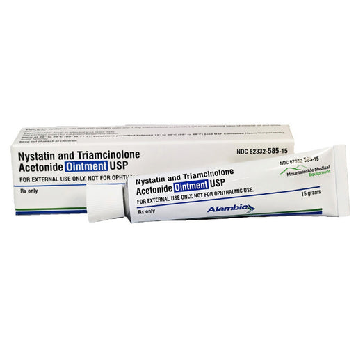 Nystatin and Triamcinolone Acetonide Ointment 0.1% Alembic 62332-0585-15