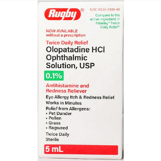 Buy Major Rugby Labs Olopatadine Ophthalmic Solution 0.1% Antistamine Eye Itch Relief Drops 5 mL - Major Labs  online at Mountainside Medical Equipment