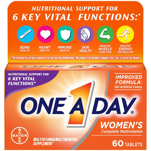 One A Day Women’s MultiVitamin Tablets 60 Count