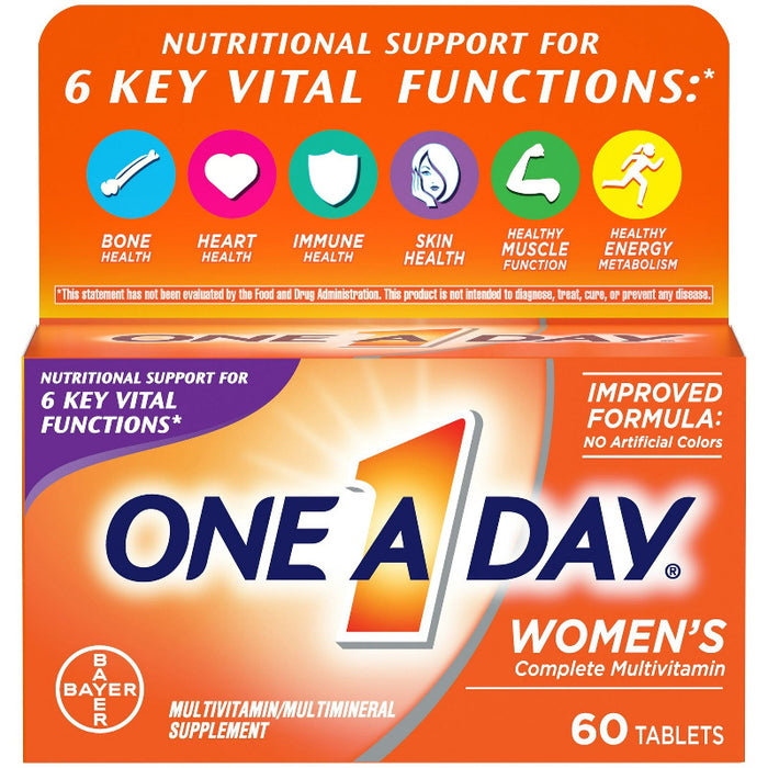 One A Day Women’s MultiVitamin Tablets 60 Count