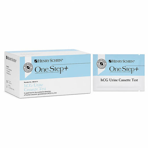 OneStep+ hCG Urine Cassette Tests For Pregnancy by Henry Schein.