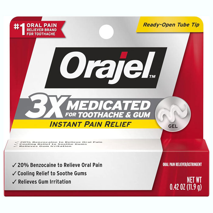 Orajel 3X Gel: Powerful Toothache & Gum Pain Relief — Mountainside