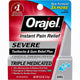 Orajel Severe Toothache & Gum Relief Plus Triple Medicated Gel
