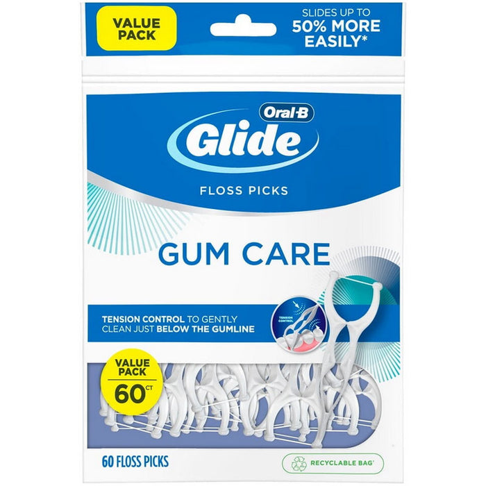 Oral B Glide Dental Floss Picks Value Pack of 60