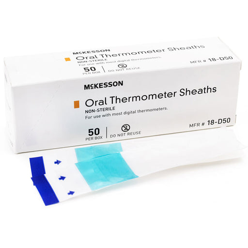 Oral Thermometer Probe Cover Sheaths For use with Digital Oral Thermometers 50/Box