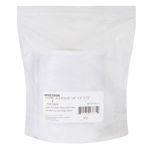 Orthopedic Foam Padding Roll Adhesive Poly-Foam Non-Sterile 6 x 12 inches (1/4 inch Thick 6 x 180 inches (1/8 inch Thick