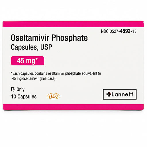 Oseltamivir Phosphate 45 mg Capsules by Lannett