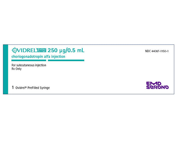 Ovidrel Injection Prefilled Syringe 250 mcg by EMD Serono ...