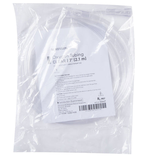 Oxygen Tubing 7 Foot Length by McKesson in Bag