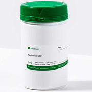 Panthenol (Vitamin B5) USP Powder for Compounding (API) boosts skin hydration, promotes healing, and supports hair health in custom formulations.