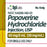Label for Papaverine HCL Injection Single-Dose Vials 2 mL by BPI Labs 54288-0142-10