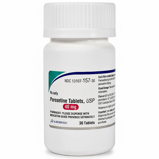 Paroxetine 40 mg Tablets by Aurobindo 30 Count (RX) Default Title