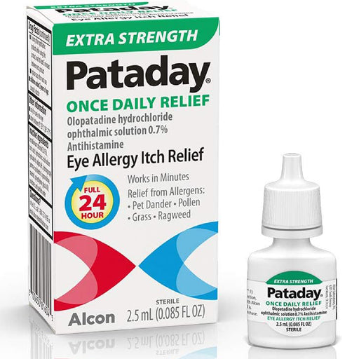 Alcon Vision Care Pataday Extra Strength Once Daily Eye Allergy Itch & Redness Relief Eye Drops 2.5 mL | Mountainside Medical Equipment 1-888-687-4334 to Buy