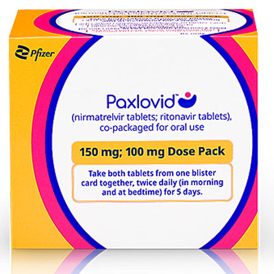 Paxlovid Tablets 150 mg; 100 mg Nirmatrelvir-Ritonavir Paxlovid Tablets 150 mg; 100 mg Nirmatrelvir-Ritonavir