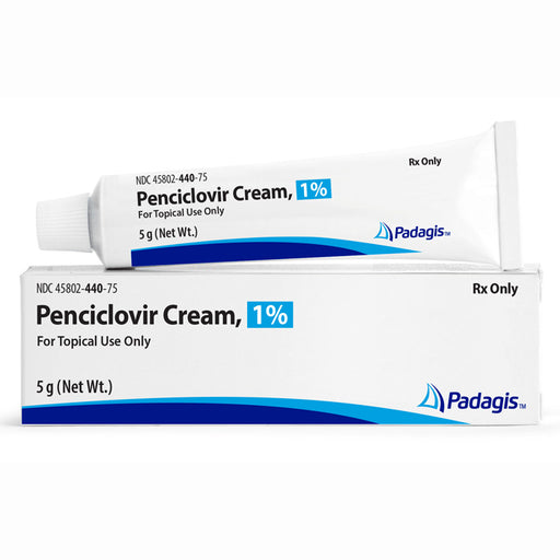 Penciclovir Cream 1% for cold sore relief by Padiagis US