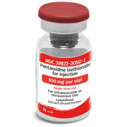 Image of Pentamidine Isethionate 300 mg Powder Vial, used for treating pneumonia, leishmaniasis, and trypanosomiasis effectively.