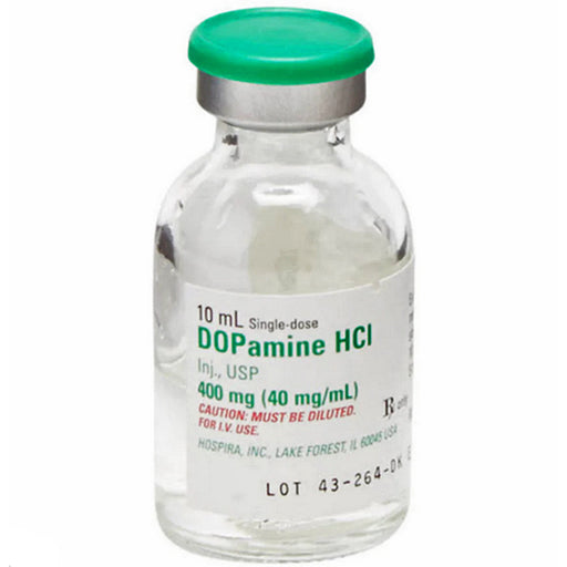  | Pfizer Dopamine Hydrochloride for Injection 40 mg/mL Single-Dose Vials 10 mL, 10/Box