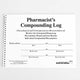 Pharmacists Compounding Log Book