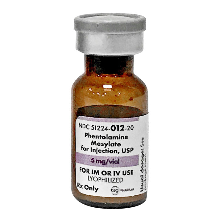 Phentolamine Mesylate Injection 5 mg Vial 