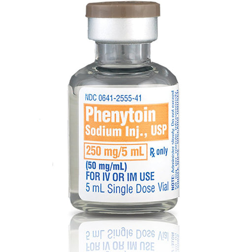 Phenytoin Sodium injection 5 mL Single-Dose Vials Hikma 00641-2555-10