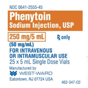 Phenytoin Sodium injection 5 mL Single-Dose Vials