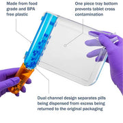 Features for Pill Counting Tray 