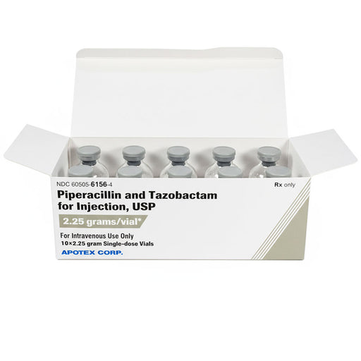 Piperacillin and Tazobactam Injection 2.25 gram Powder Vials by Apotex Corp