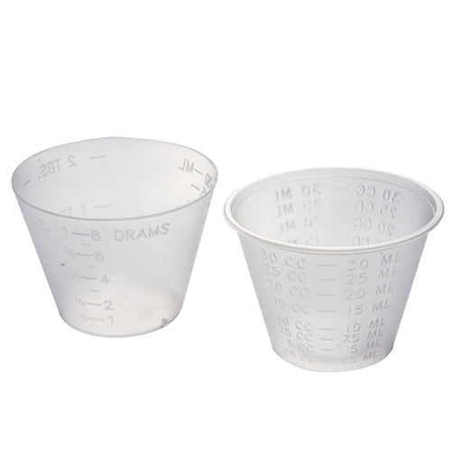 Plastic Medicine Cups 1 oz by Dynarex