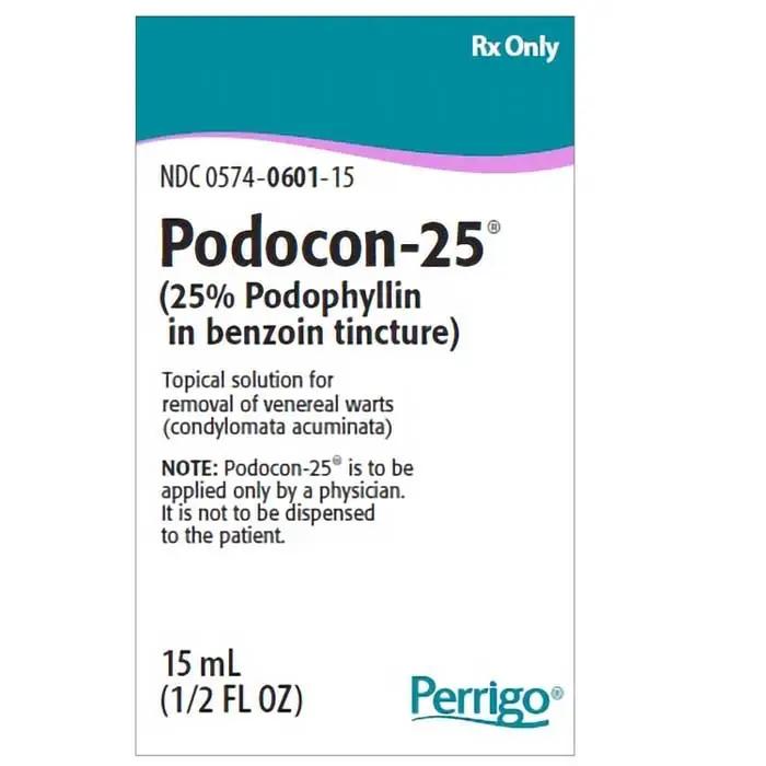 Podocon 25 Solution 25% Podophyllin Solution in Benzoin Tincture ...