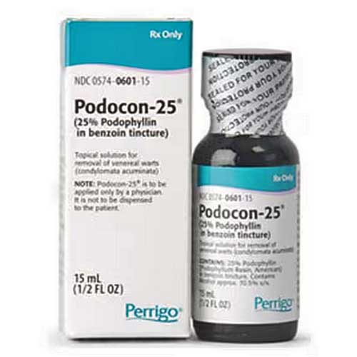 Podocon-25® Solution for Wart Removal (25% Podophyllin in benzoin tincture) 15 mL (Rx)
