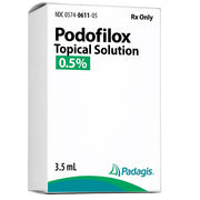 Podofilox Topical Solution 0.5% (RX) Default Title