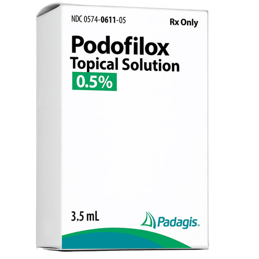 Podofilox Topical Solution 0.5% (RX) Default Title