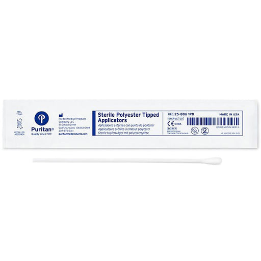 Polyester Tipped Specimen Collection Applicator by Puritan for efficient and sterile microbial and viral sample collection.