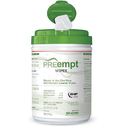 Contec PreEmpt Disinfectant wipes