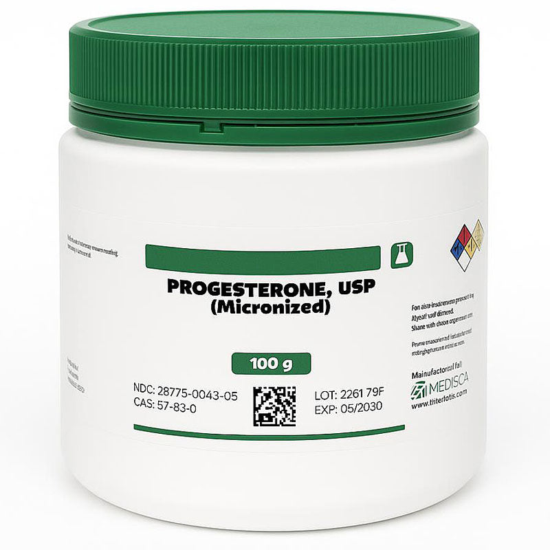 Pregnenolone (Micronized) API Powder USP for Custom Compounding (Rx)