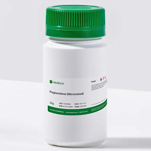 Pregnenolone (Micronized) Powder for Compounding (API) (Rx) 25 g 100 g 500 g 1 Kg